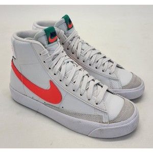 Nike Blazer Mid '77 GS Platinum Tint Bright Crimson 4.5 Youth Shoes DA4086-004